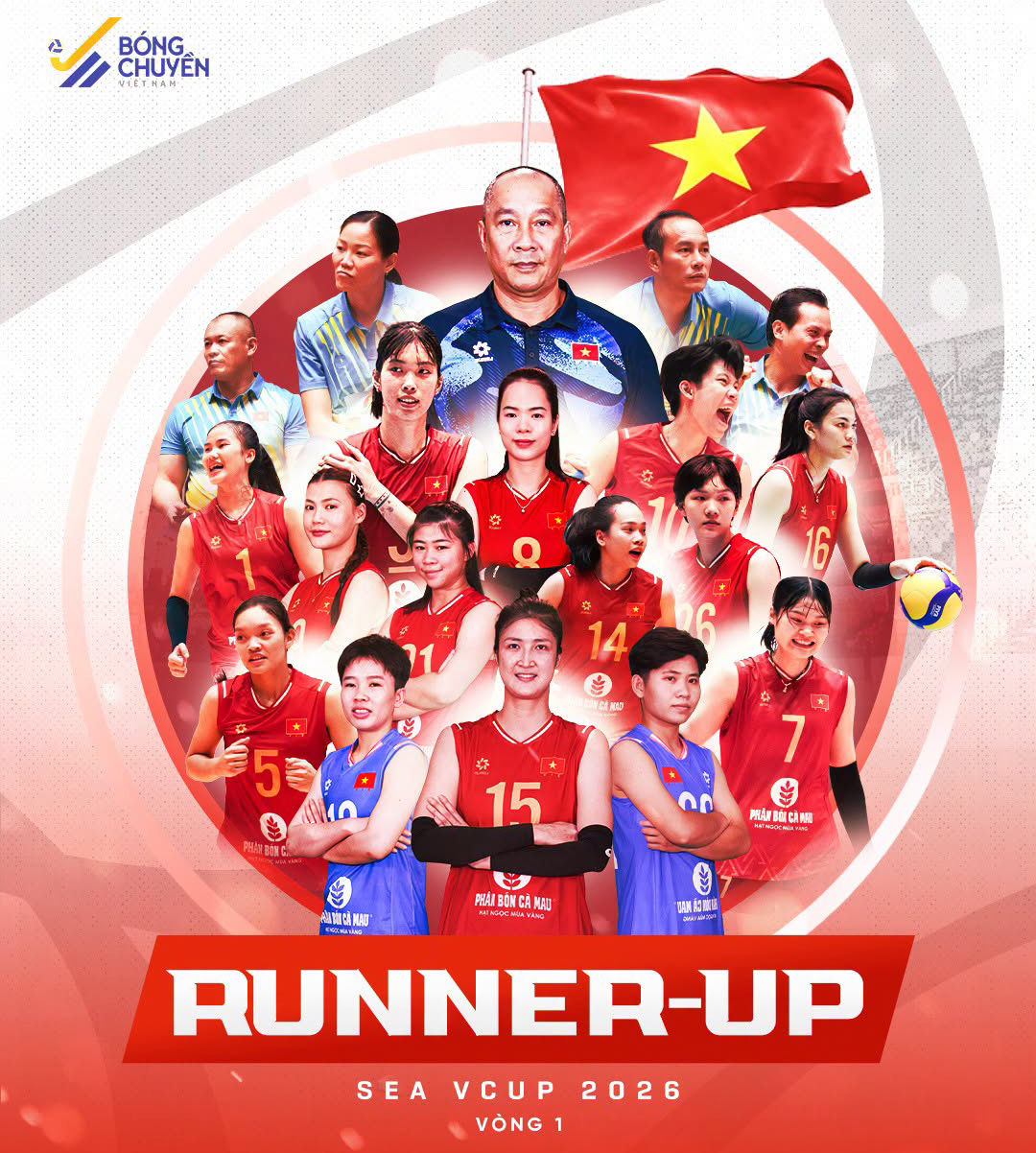 Bóng chuyền nữ Việt Nam về nhì ở chặng 1 SEA V.Cup 2026

